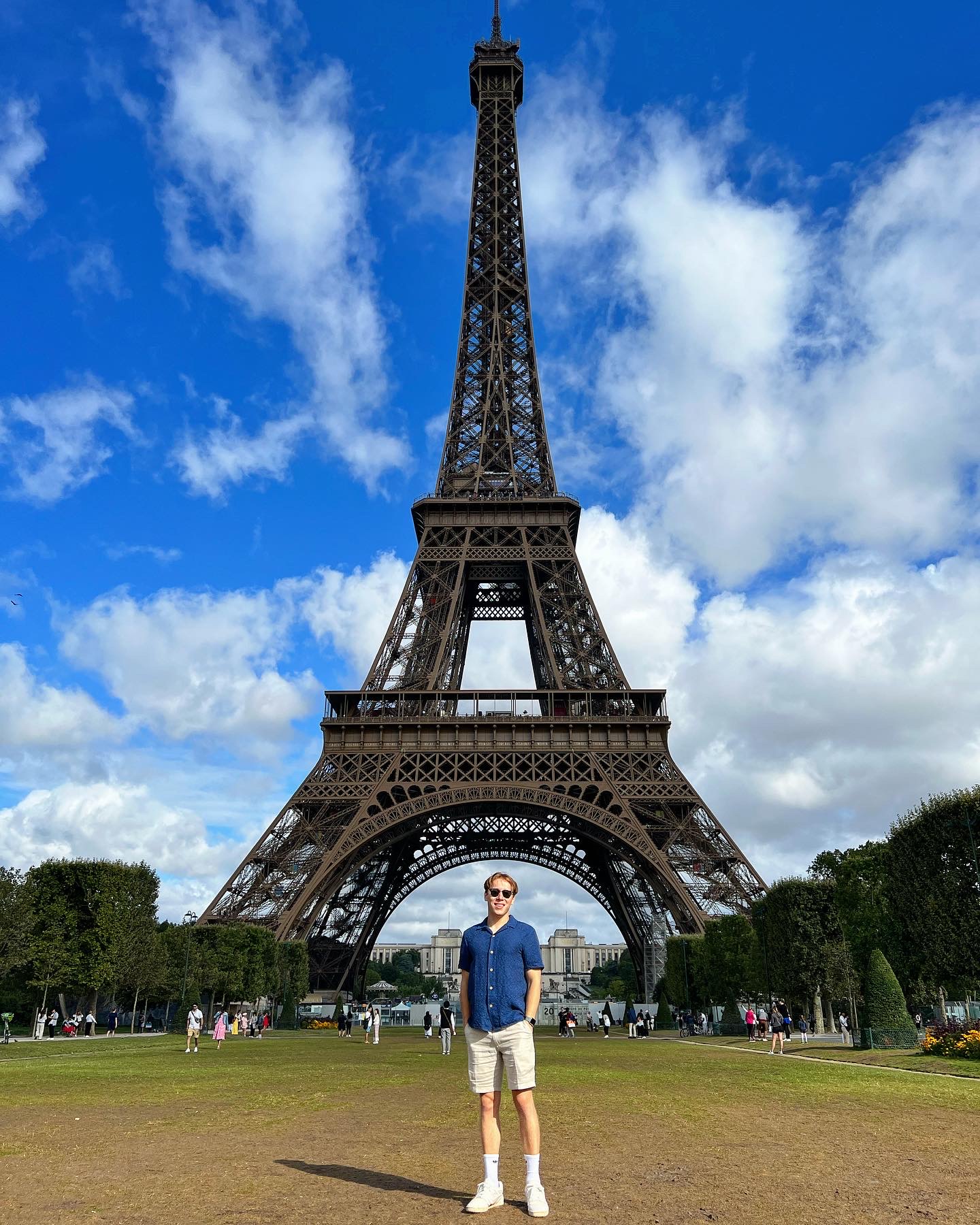 At the Eiffel Tower
